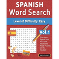 Spanish Word Search - Level of Difficulty: Easy - Vol.1 - Delta Classics - Give Your Eyes a Rest with the Easiest to Read Puzzles on the Market!