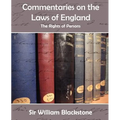 Commentaries on the Laws of England (the Rights of Persons)