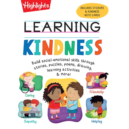 Learning Kindness: Build Social-Emotional Skills Through Stories, Puzzles, Poems and More with Over 100 Stickers in This 192-Page Feelings Activity