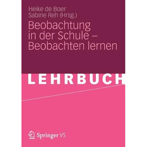 Beobachtung in Der Schule - Beobachten Lernen