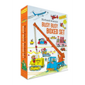 Richard Scarry's Busy Busy Boxed Set: Busy Busy Airport; Busy Busy Cars and Trucks; Busy Busy Construction Site; Busy Busy Farm
