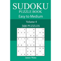 300 Easy to Medium Sudoku Puzzle Book