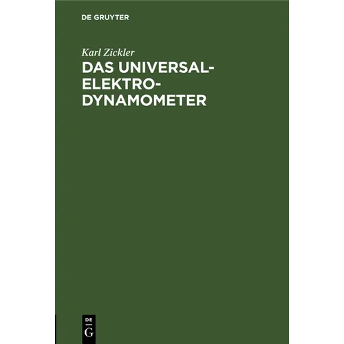 Das Universal-Elektrodynamometer