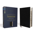 Niv, Thompson Chain-Reference Bible, Large Print, Bonded Leather, Black, Thumb Indexed, Red Letter, Comfort Print