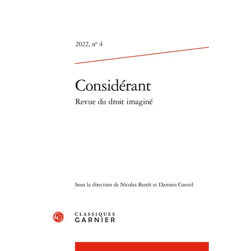 Considerant - Revue Du Droit Imagine 2022,4