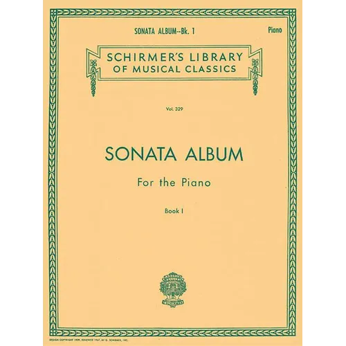 Sonata Album for the Piano - Book 1: Schirmer Library of Classics Volume 329 Piano Solo