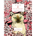 Cats & Flowers: A Coloring Book