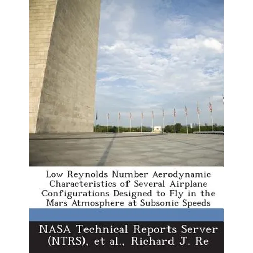 Low Reynolds Number Aerodynamic Characteristics of Several Airplane Configurations Designed to Fly in the Mars Atmosphere at Subsonic Speeds
