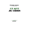 Ce que je crois