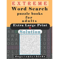 extreme word search puzzle books for adults extra large print and solution: challenging word search books hard level, Great Book of Word Search, Brain