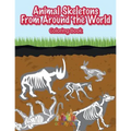 Animal Skeletons From Around the World Coloring Book