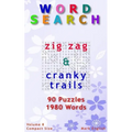 Word Search: Zig Zag & Cranky Trails, 90 Puzzles, 1980 Words, Volume 8, Compact 5" x 8" Size