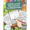 Scholastic Preschool Workbooks: Pre Kindergarten Workbook, Tracing Letters and Numbers with Farm Animals, Educational Activity Book