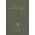 Entscheidungen Des Bundesverfassungsgerichts