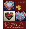Valentine's Day Floral Hearts Coloring Book for Adults & Kids Who Love to Color