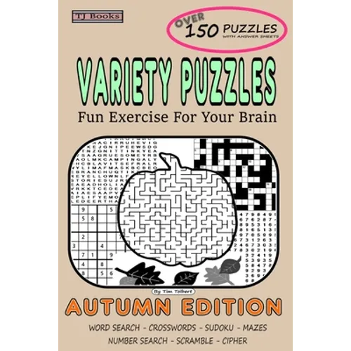 Variety Puzzles Autumn Edition: Fun Exercise For Your Brain