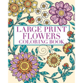Large Print Flowers Coloring Book: Over 45 Images