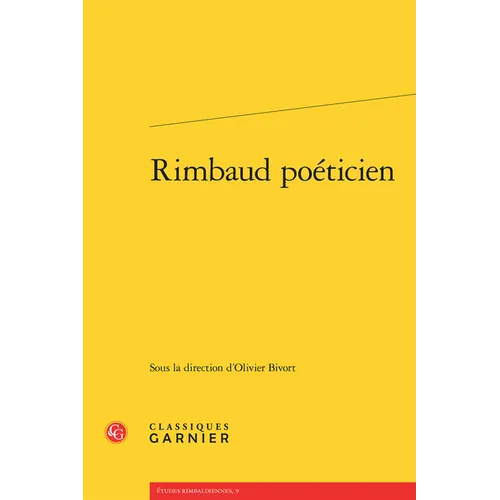 Rimbaud Poeticien