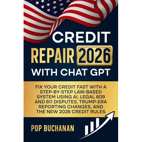 Credit Repair 2026 with ChatGPT: Fix Your Credit Fast with a Step-by-Step Law-Based System Using AI, Legal 609 and 611 Disputes, Trump-Era Reporting C
