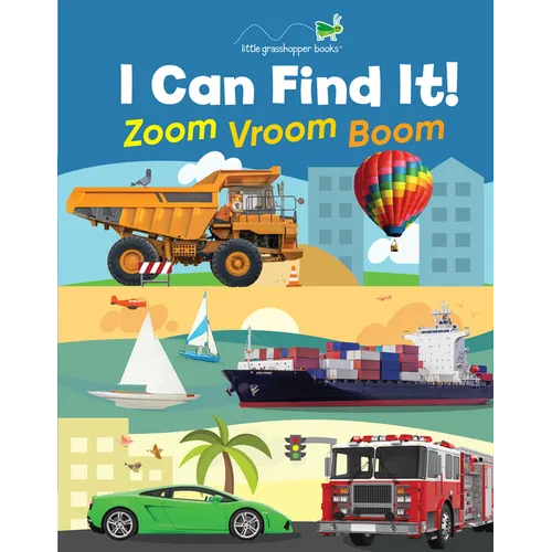 I Can Find It! Zoom Vroom Boom (Large Padded Board Book)