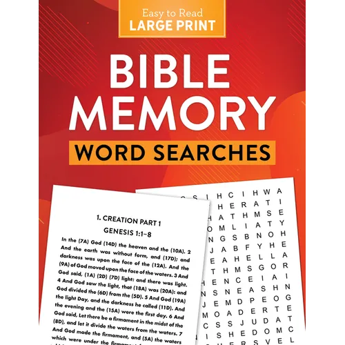 Bible Memory Word Searches Large Print