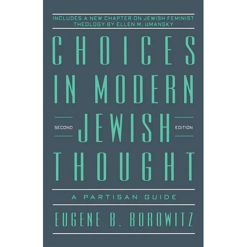 Choices in Modern Jewish Thought