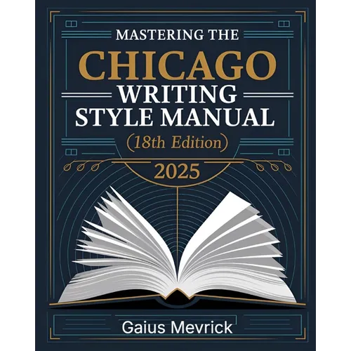 Mastering The Chicago Writing Style Manual (18th Edition): A Comprehensive Guide to Formatting, Citations, Publishing Standards, and Excellence in Aca