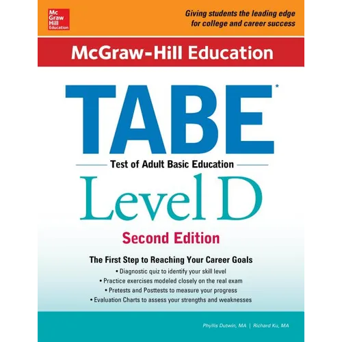 McGraw-Hill Education Tabe Level D, Second Edition