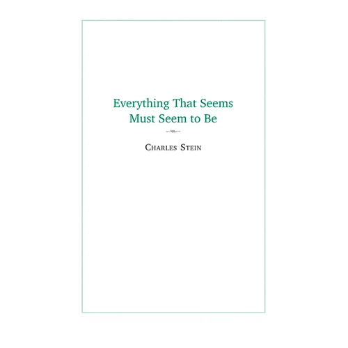 Everything That Seems Must Seem to Be: Initial Writings from a Parmenides Project