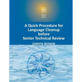 A Quick Procedure For Language Cleanup before Senior Technical Review