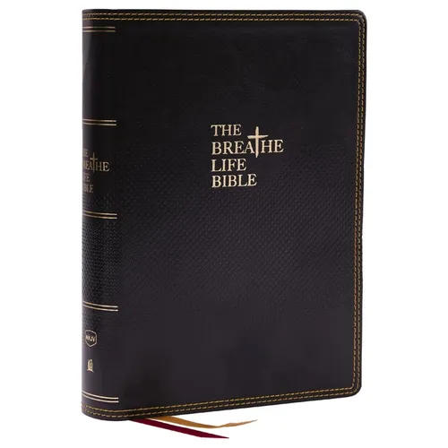 The Breathe Life Holy Bible: Faith in Action (Nkjv, Black Leathersoft, Red Letter, Comfort Print)
