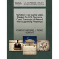 Hamilton v. De Camp Glass Casket Co U.S. Supreme Court Transcript of Record with Supporting Pleadings
