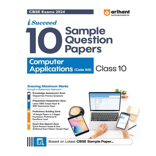 Arihant CBSE Sample Question Papers Class 10 Computer Application Book for 2024 Board Exam
