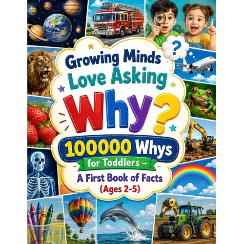 Growing Minds Love Asking Why: 100000 Whys for Toddlers - A First Book of Facts (Ages 2-5)