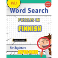 Word Search Puzzles in Finnish for Beginners - Awesome! Vol.1 - Delta Classics