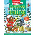 Christmas Puzzles Deluxe: Holiday-Themed Activity Book with Christmas Puzzles and Creative Crafts, Christmas Gift for Kids Ages 4-8