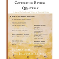 Copperfield Review Quarterly Summer 2021