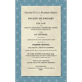 A Pocket Dictionary of the Law of Bills of Exchange, Promissory Notes, Bank Notes, Checks, &c. [1808]: With an Appendix, Containing Abstracts of Acts