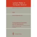 Computational Geometry and Its Applications: CG '88 International Workshop on Computational Geometry Würzburg, Frg, March 24-25, 1988. Proceedings