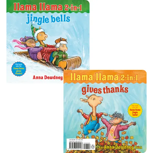 Llama Llama 2-In-1: Gives Thanks/Jingle Bells