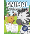Animal Coloring Book for Kids Ages 4-8: Filled With Cute Animals and FUN Facts!