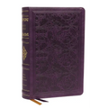 Kjv, Sovereign Collection Bible, Personal Size, Leathersoft, Purple, Thumb Indexed, Red Letter Edition, Comfort Print: Holy Bible, King James Version