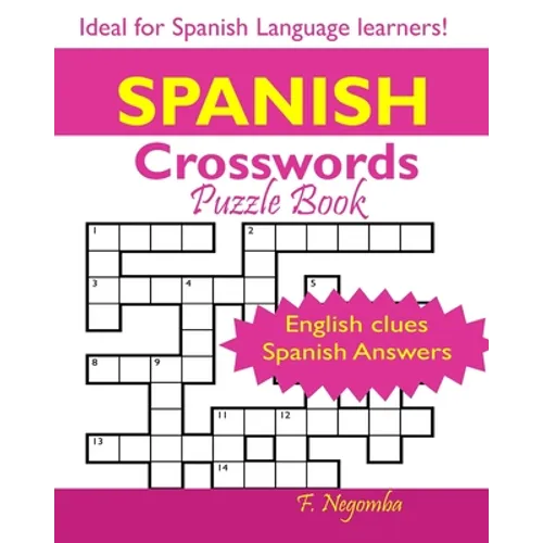 SPANISH Crosswords Puzzle Book