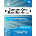 Fifth Grade Common Core Workbook: Math Activities: Volume 2 of 2
