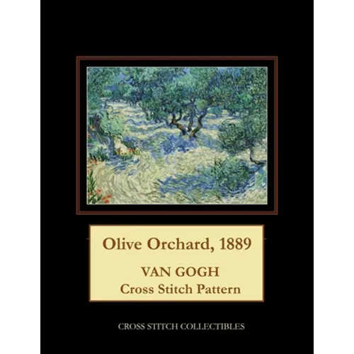 Olive Orchard, 1899: Van Gogh Cross Stitch Pattern