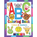 ABC Coloring Book For Kids 2-4 Years: Coloring Letters Numbers and Animals Toddlers Learning Alphabet While Coloring Preschool Kindergarten fun Activi