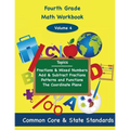 Fourth Grade Math Volume 4: Fractions and Mixed Numbers, Add and Subtract Fractions, Patterns and Functions, The Coordinate Plane