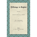 Villainage in England (1892): Essays in English Mediaeval History