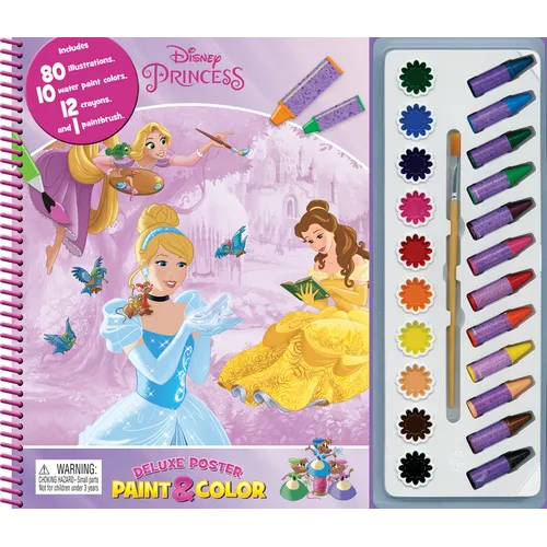Disney Princess Deluxe Poster Paint & Color