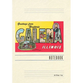 Vintage Lined Notebook Greetings from Galena, Illinois